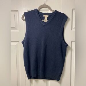Men's Dockers Navy Blue Sweater Vest Size M